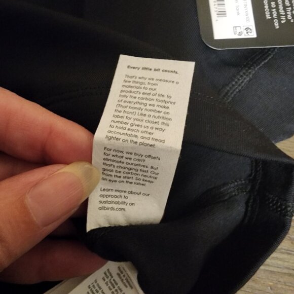 Allbirds Natural Run Form Tank NWT Black XS - Picture 11 of 11